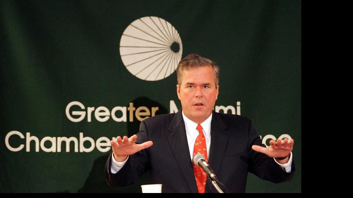 
Former Florida Gov. Jeb Bush, who first proposed overhauling Florida’s Medicaid program, told the Greater Miami Chamber of Commerce in March 2005 that without reform, “the Medicaid budget will suck the life out of our education programs, our environmental programs, other social service programs.’’
