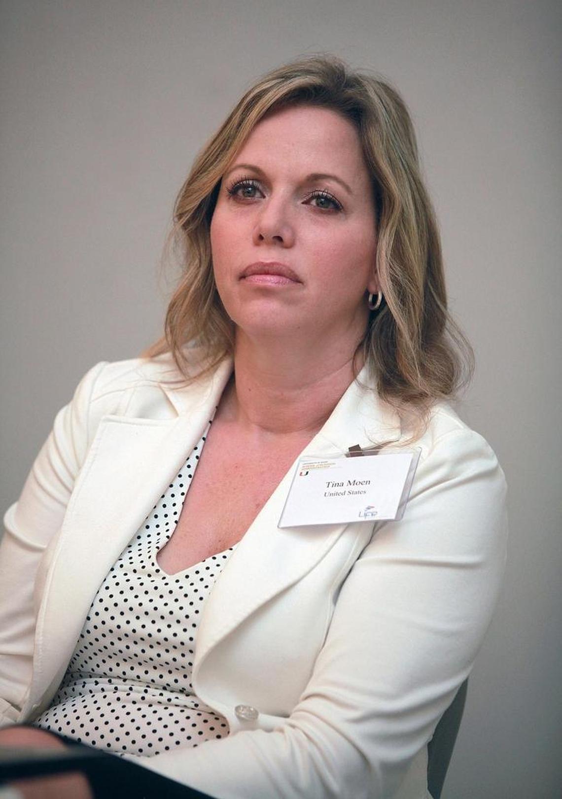 Tina Moen, deputy chief health officer at IBM’s Watson Health, during a one-day forum hosted by the University of Miami on Friday, June 9, 2017, which focused on improving the access and delivery of health care in Latin America.