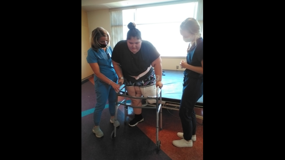 Meiah Tafoya, 12, had her leg amputated after she waited for 10 hours in a New Mexico emergency room for treatment of a fracture, a lawsuit says.