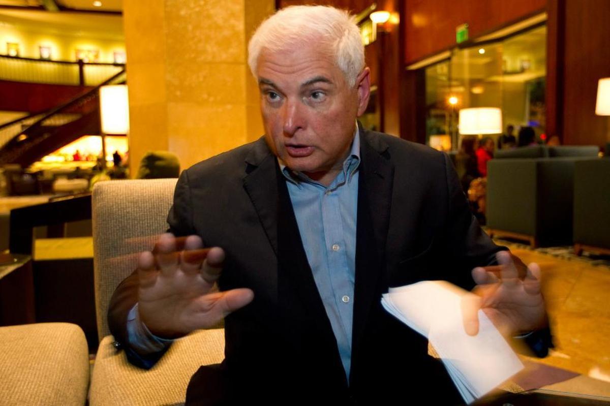 Panama’s former president, Ricardo Martinelli, answers questions during an interview at a hotel in Guatemala City in 2015. Martinelli was arrested in Coral Gables in June as a result of a corruption probe in Panama, and is only the latest example of a foreigner who fled to Miami while he was being investigated in his home nation.