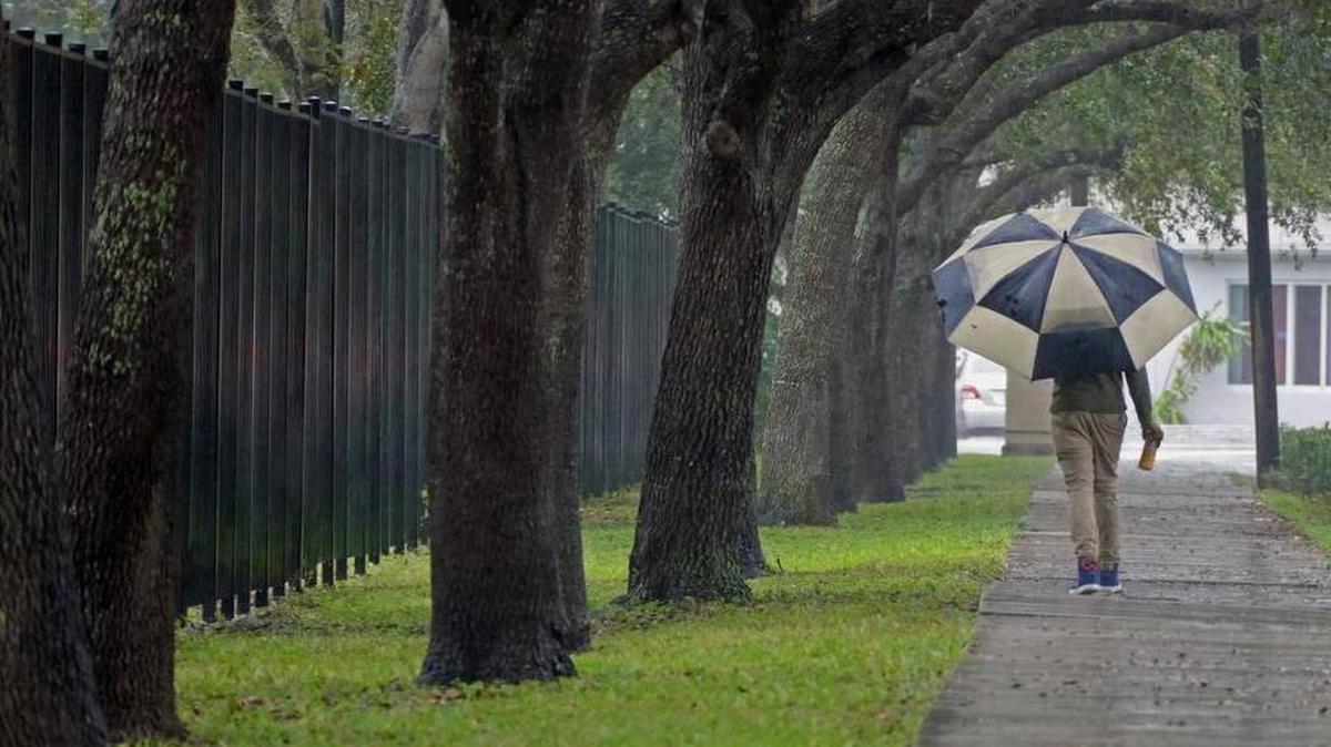 Rain is expected Tuesday afternoon and evening in South Florida.