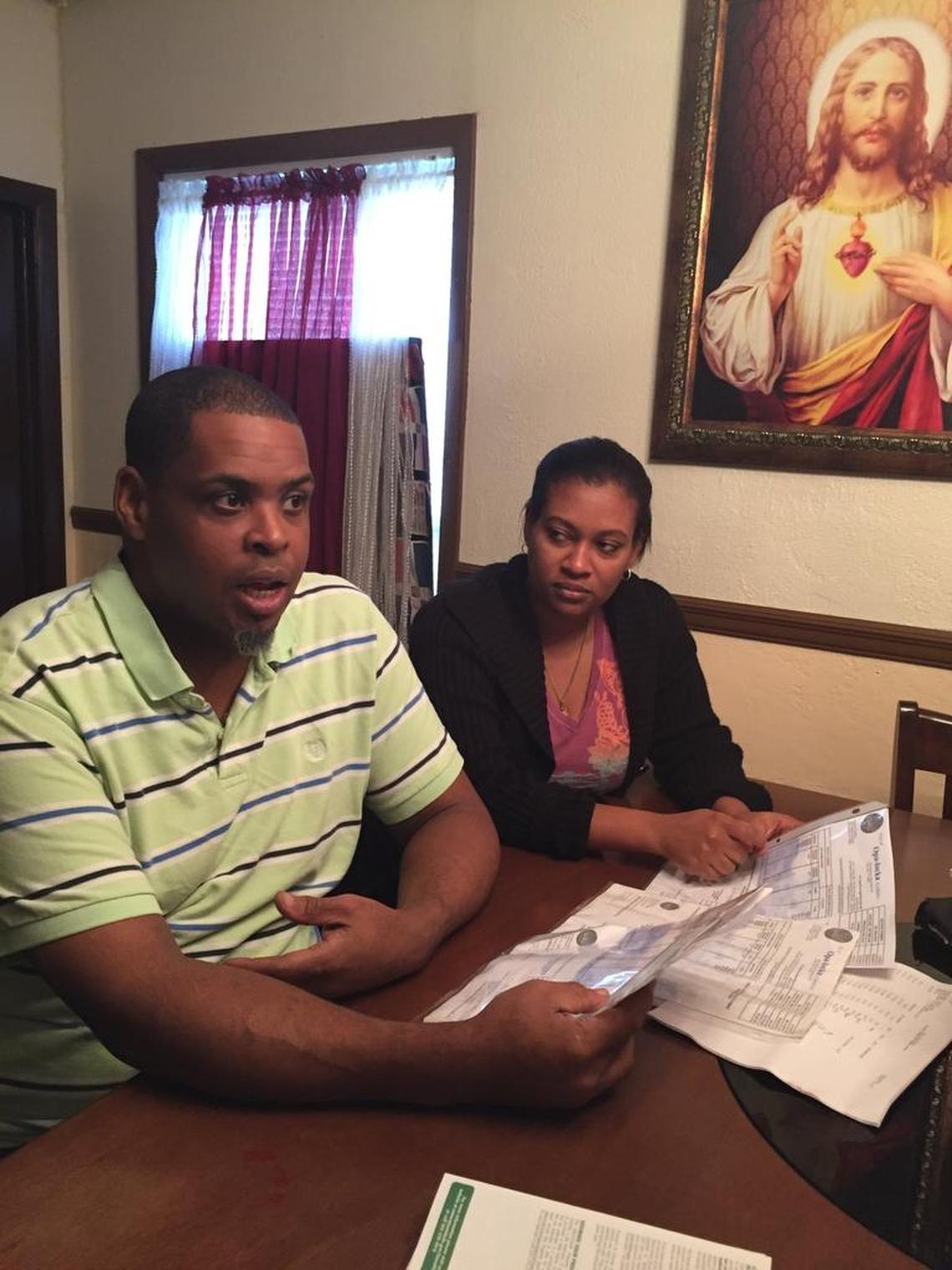Opa-locka homeowners George and Tania Suarez said they repeatedly complained at City Hall about wildly fluctuating water bills.