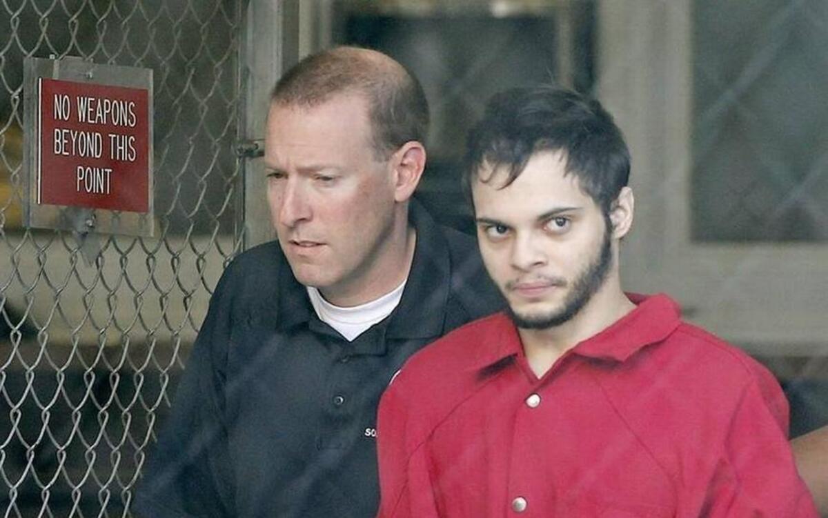 Esteban Santiago, accused of the shootings at Fort Lauderdale-Hollywood International Airport, is shown being transferred from Broward County Jail to U.S. Federal Court in Fort Lauderdale in January.
