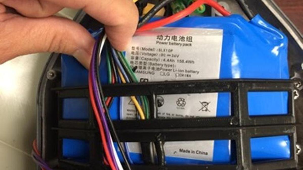 Bogus batteries are among the problems in counterfeit hoverboards seized at the Port of Miami last week.
