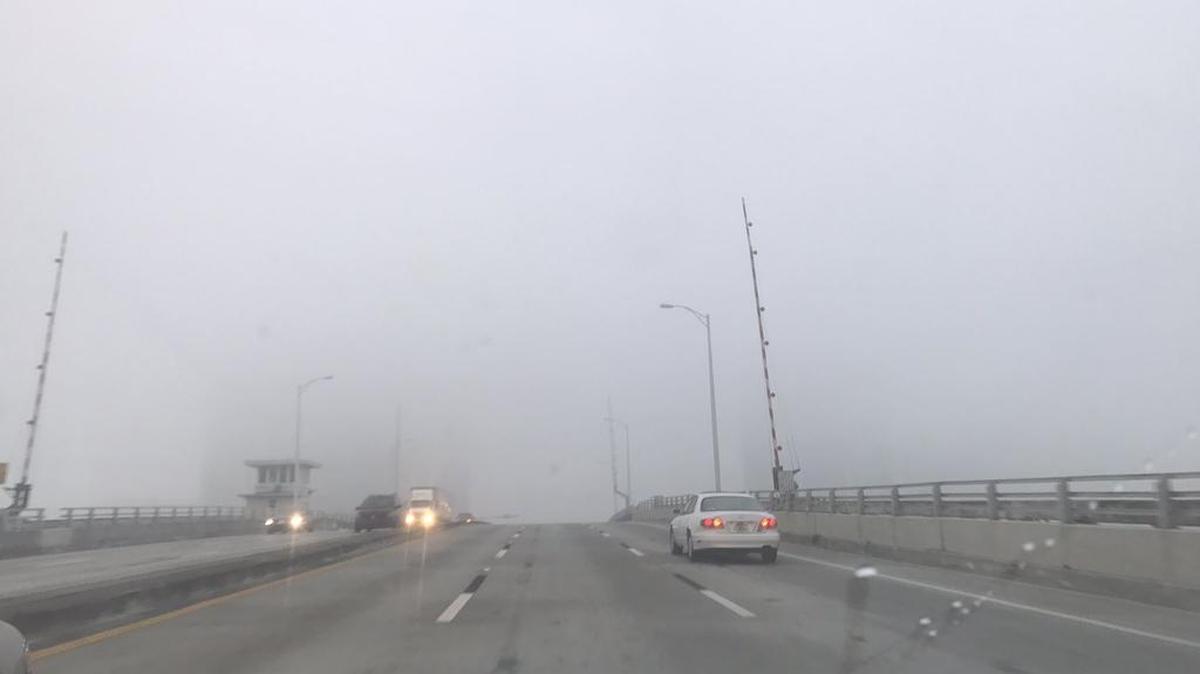 Drivers should slow down and use caution with dense fog across South Florida on Thursday morning.