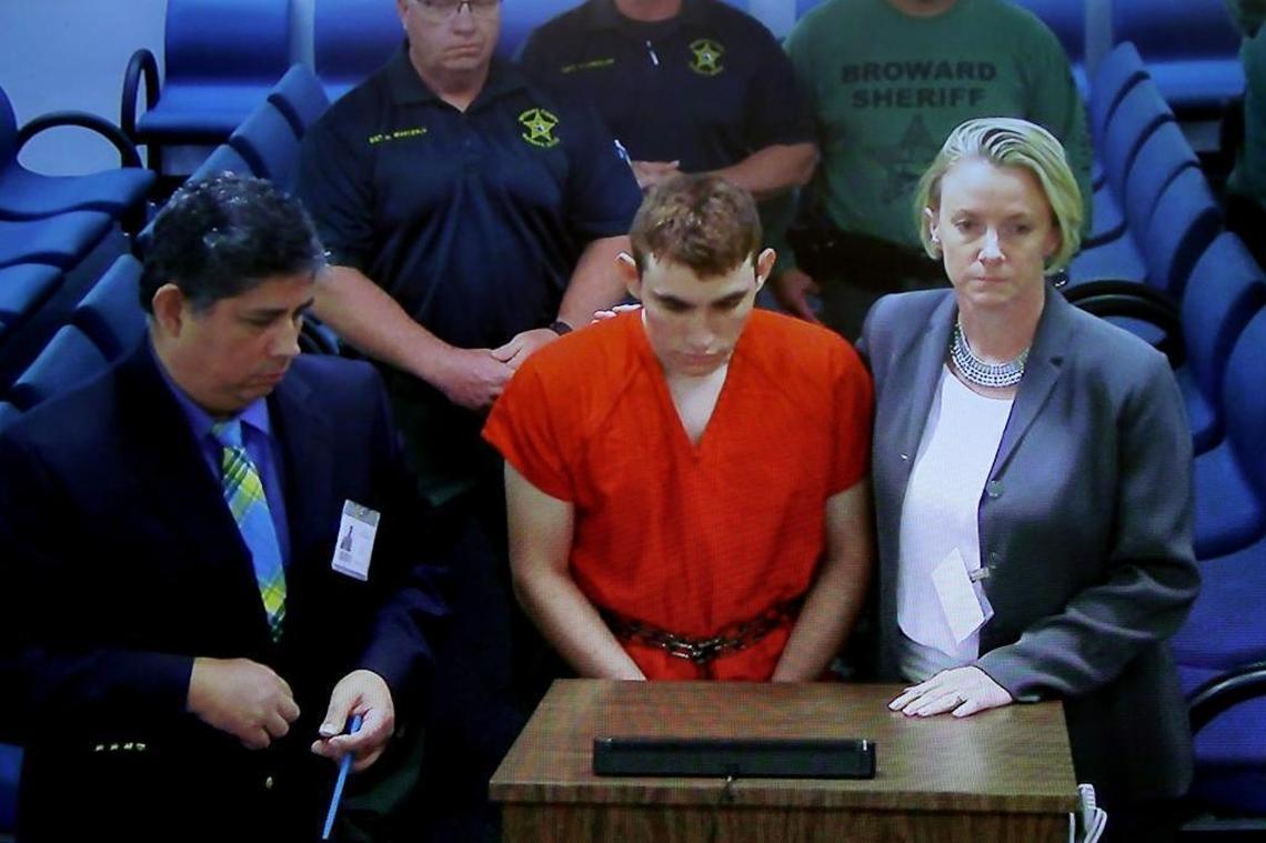 Nikolas Cruz makes a video appearance in Broward County court before Judge Kim Theresa Mollica. Cruz is facing 17 charges of premeditated murder in the mass shooting at Marjory Stoneman Douglas High School in Parkland.