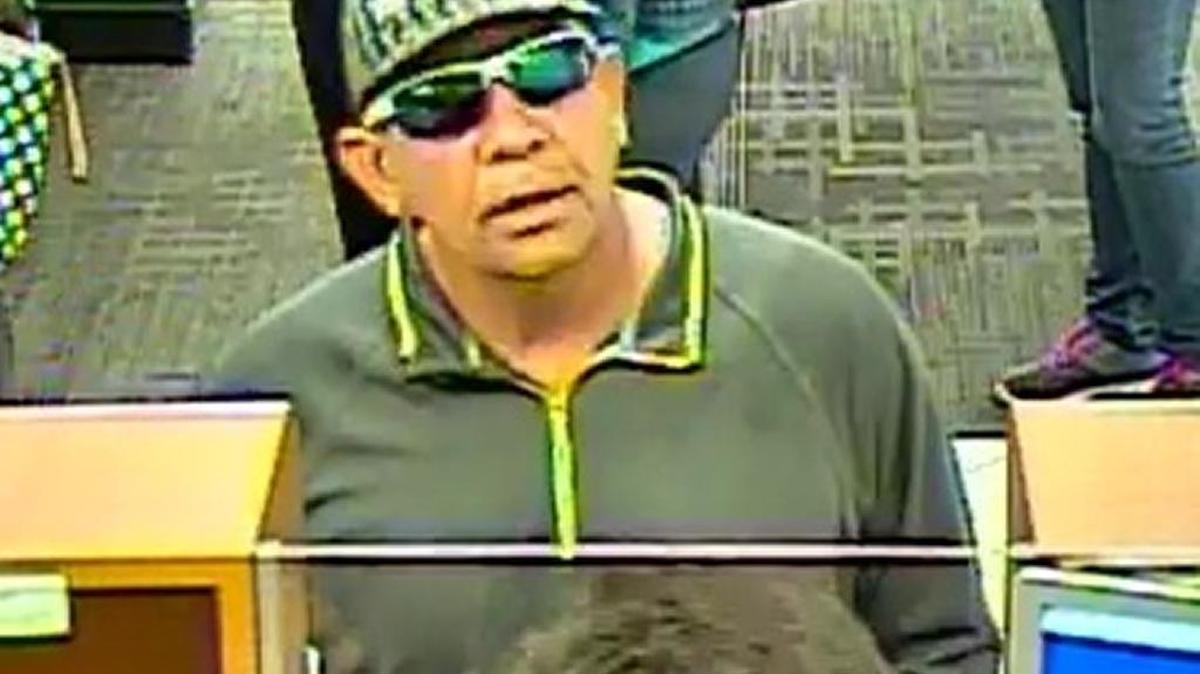 Wednesday’s robber of a Hialeah Bank of America at the teller window