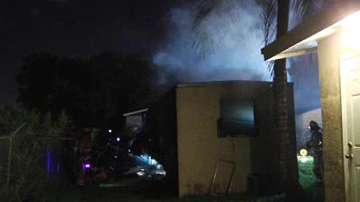 Two people died in this mobile home fire early Wednesday.