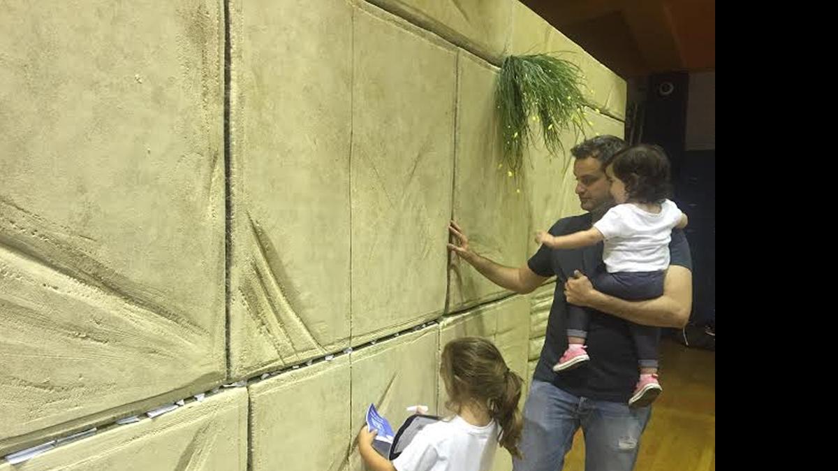 
A replica of the Western Wall be on display at the Celebrate Israel Festival Sunday at C.B. Smith Park.
