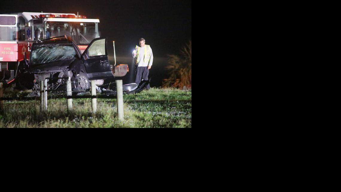 
Three people were killed and several others were injured after an SUV crashed with a bear Sunday evening 15 miles north of Interstate 75 on Snake Road.



