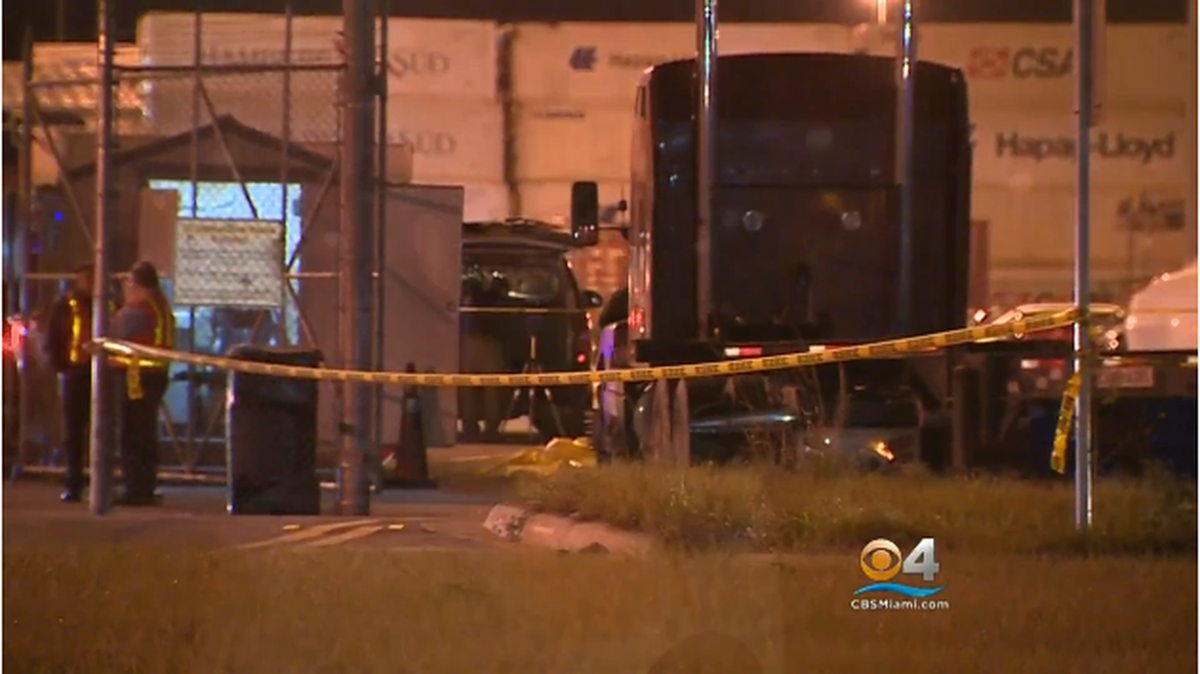 A Biscayne Park man was hit and killed Wednesday at Port Everglades.