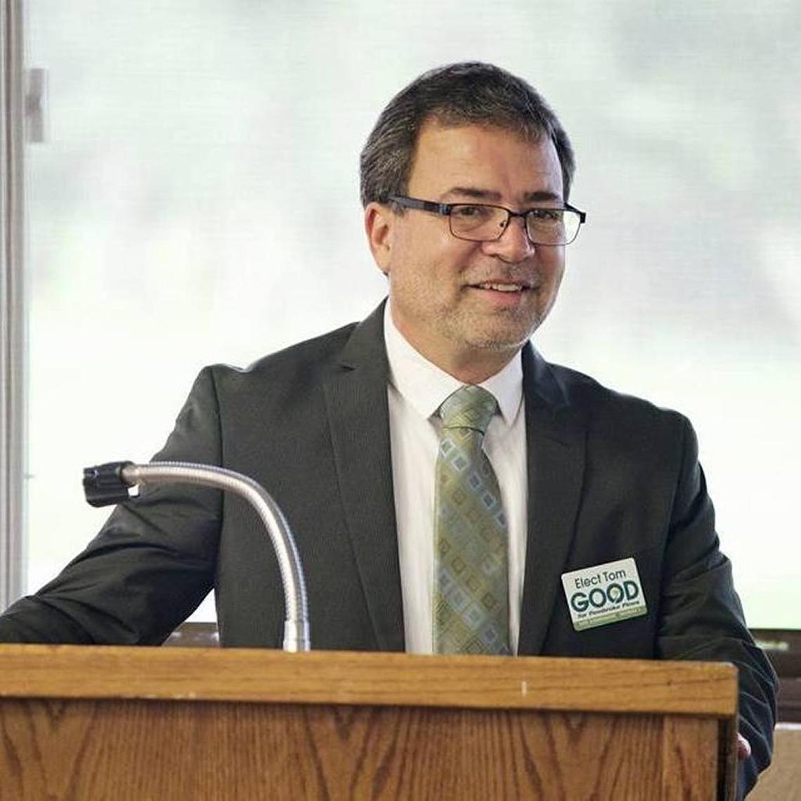 Thomas “Tom” Good, who won the District 1 seat on the Pembroke Pines City Commission on Tuesday, March 13, 2018.