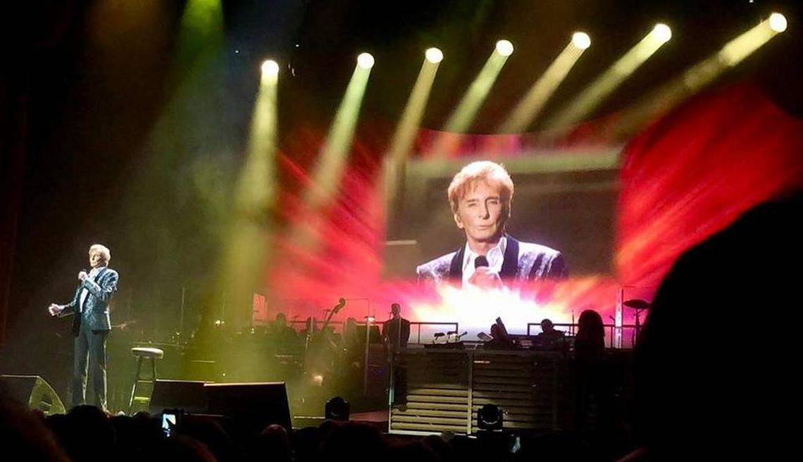 Barry Manilow performed at Hard Rock Live near Hollywood on Wednesday, Feb. 21, 2018. The venue donated ticket sales proceeds to victims and their families of the Parkland shootings at Marjory Stoneman Douglas High School that happened a week earlier on Valentine’s Day. Manilow dedicated his performance of “I Made It Through the Rain” to the community, too.