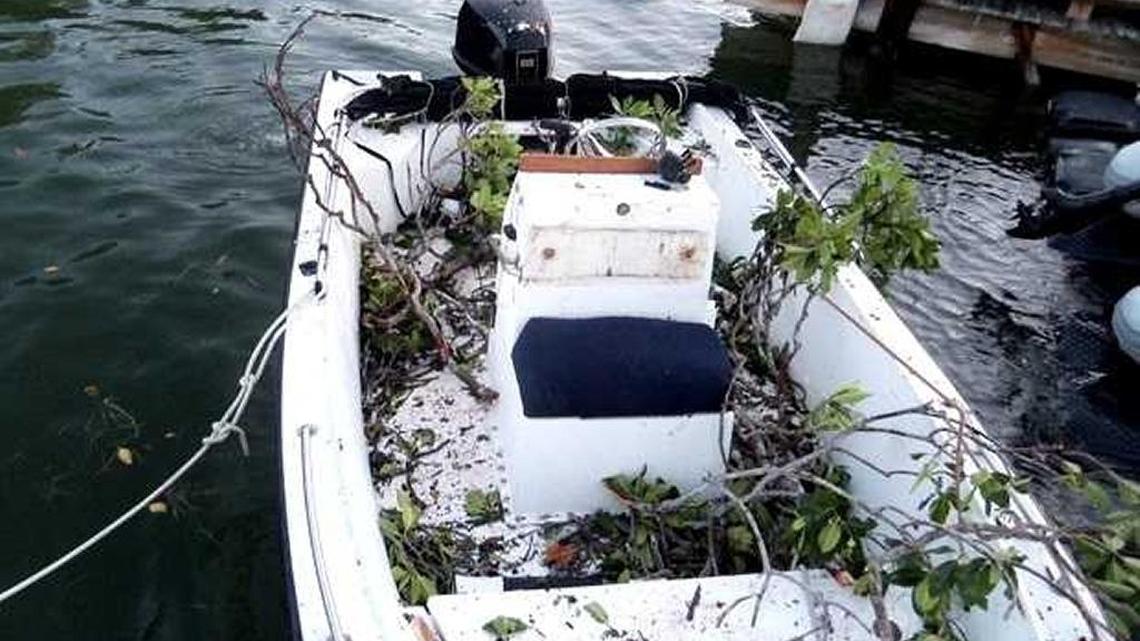 In May, a Key Largo man died when he crashed this boat into mangroves near the Jewfish Creek Bridge in Key Largo.