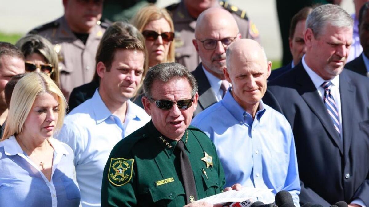 Broward Sheriff Scott Israel gives an update on the Parkland shooting on Thursday morning.