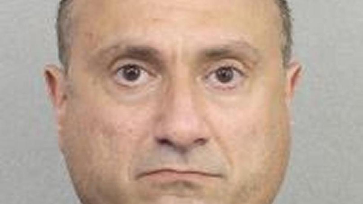 Mugshot of Dominic Riganotti, Wilton Manors doctor charged with pushing HGH and meth possession.