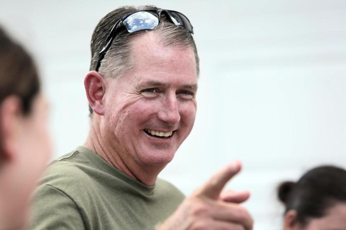 Sgt. Jeff Heinrich, an officer with the Coral Springs Police Dept., was off duty and watering the infield at Marjory Stoneman Douglas High School on Feb. 14 when he heard shots and started running toward the school.