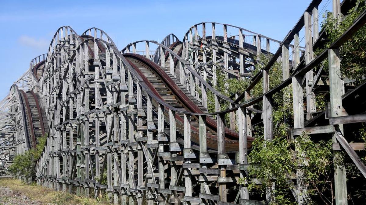 The Hurricane, the 100-foot-tall wooden roller coaster will be torn down piece by piece, to make way for a 100-acre shopping center called Dania Pointe. The roller coaster, closed since 2011, has been an eyesore for the city Dania Beach, which has been trying to remake its image.