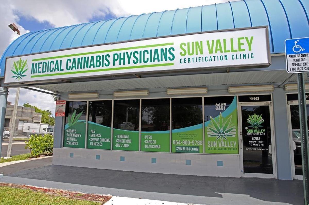 Sun Valley Certification Clinic is a doctor’s office in Fort Lauderdale set up specifically to accommodate referrals for patients seeking access to medical marijuana.
