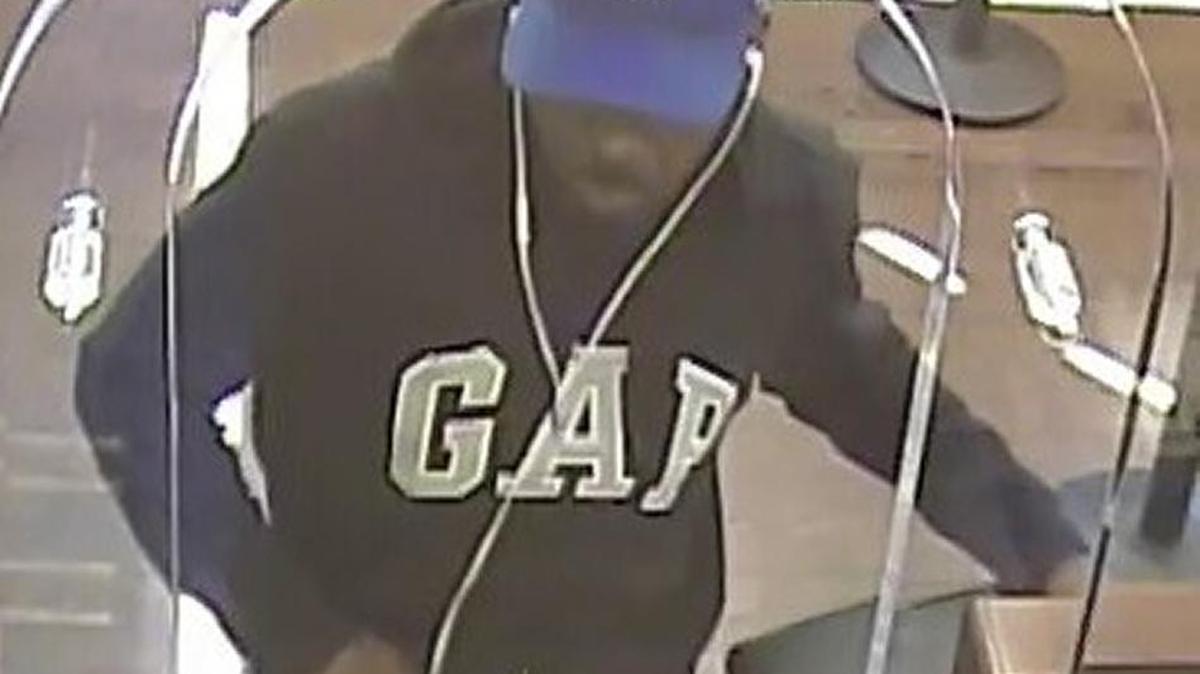 FBI investigators say the man pictured is responsible for an armed robbery at a Chase Bank branch, 1800 N. Federal Hwy.