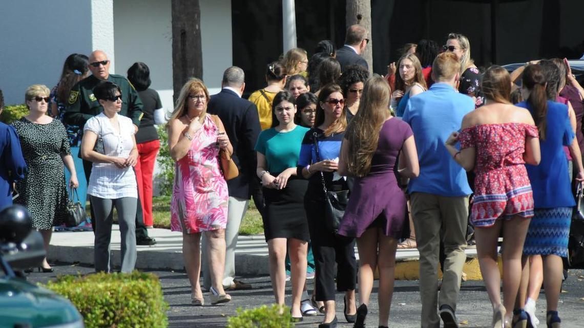 Family, friends, teachers and teammates made their way into Serenity Funeral Home in North Lauderdale on Wednesday morning to honor the life of Nicholas Dworet.