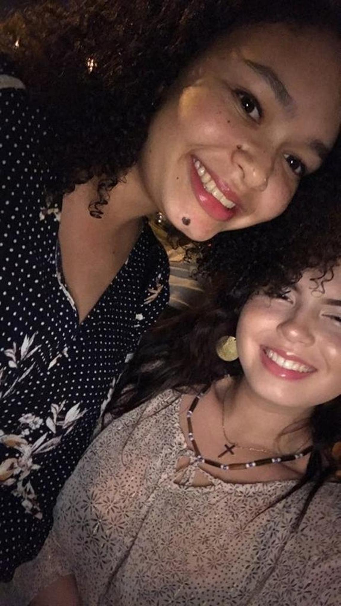 Helena Ramsay and her friend, Katherine Dadd, at a Lana Del Rey concert on Feb. 1.