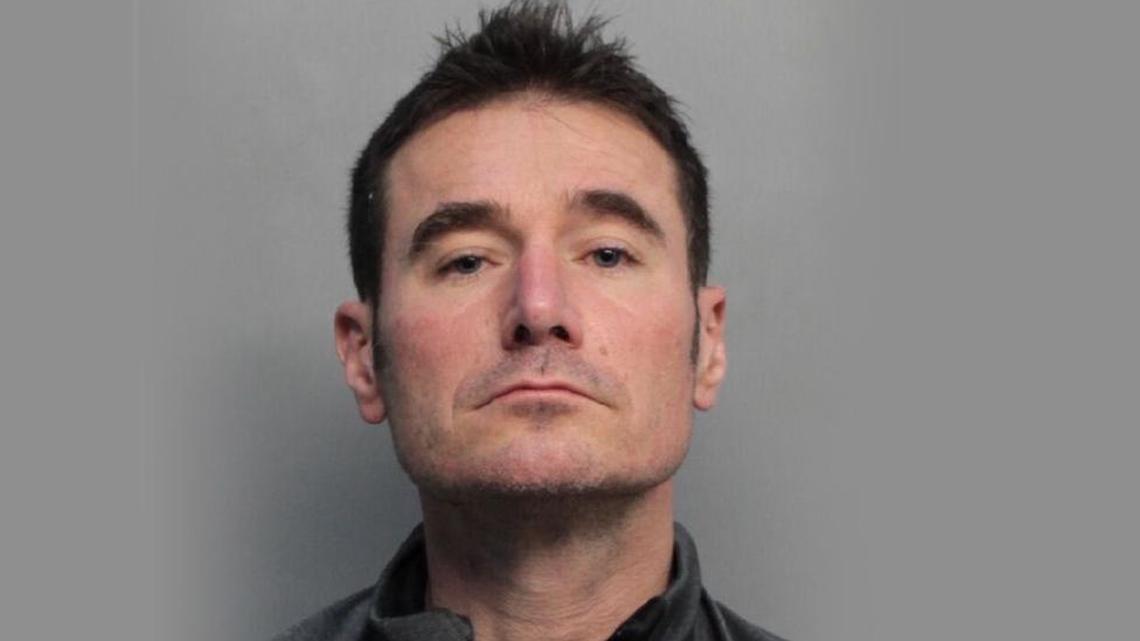 Erik Agazim, 40, was arrested in late September for using a machete to destroy almost a dozen fire alarms at his Miami Beach condo, police said.