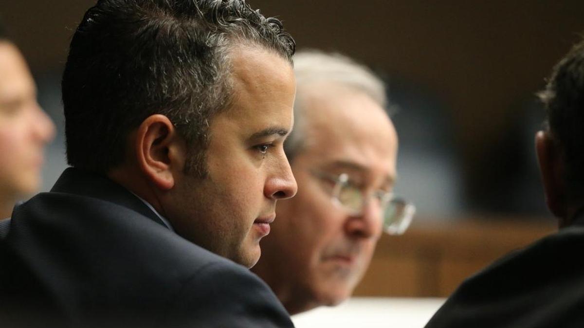 David Di Pietro in a court hearing on his suit against Gov. Rick Scott in Broward Circuit Judge Carol-Lisa Phillips’ courtroom, April 8, 2016. Scott removed DiPietro from his appointed position on the Broward Health board in light of an investigation into irregularities with the oversight of Broward Health and the board’s actions.
