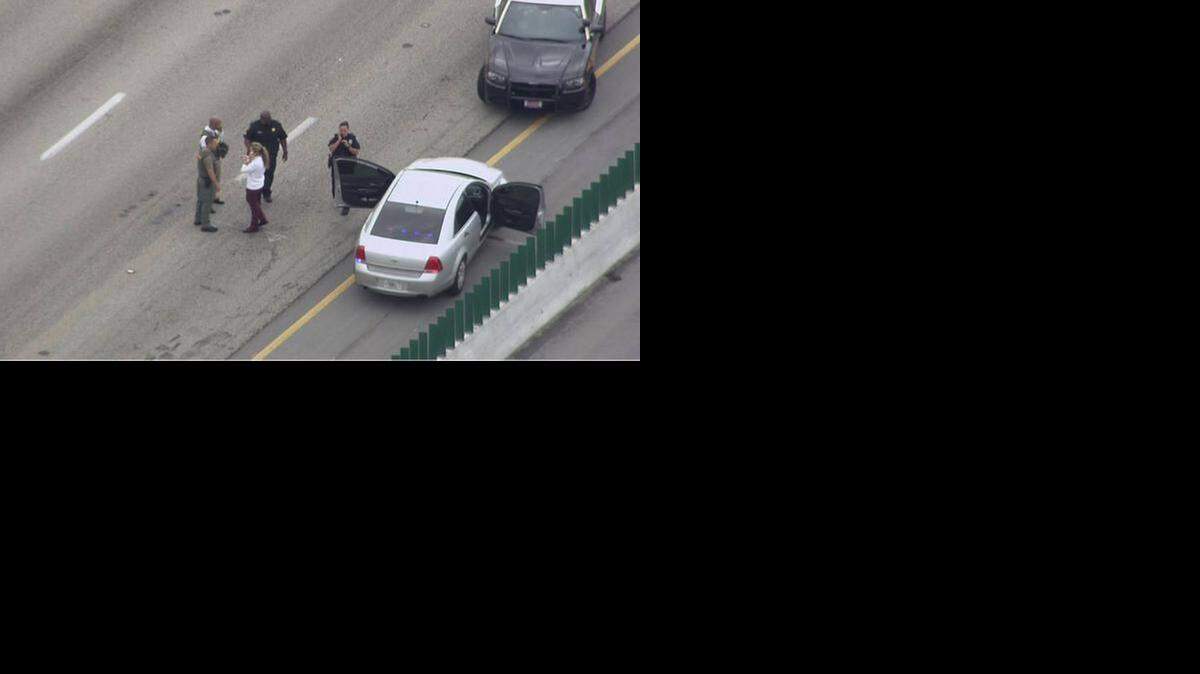 
A carjacker wreaked havoc in Hallandale Beach Tuesday, Dec. 2, 2014.


