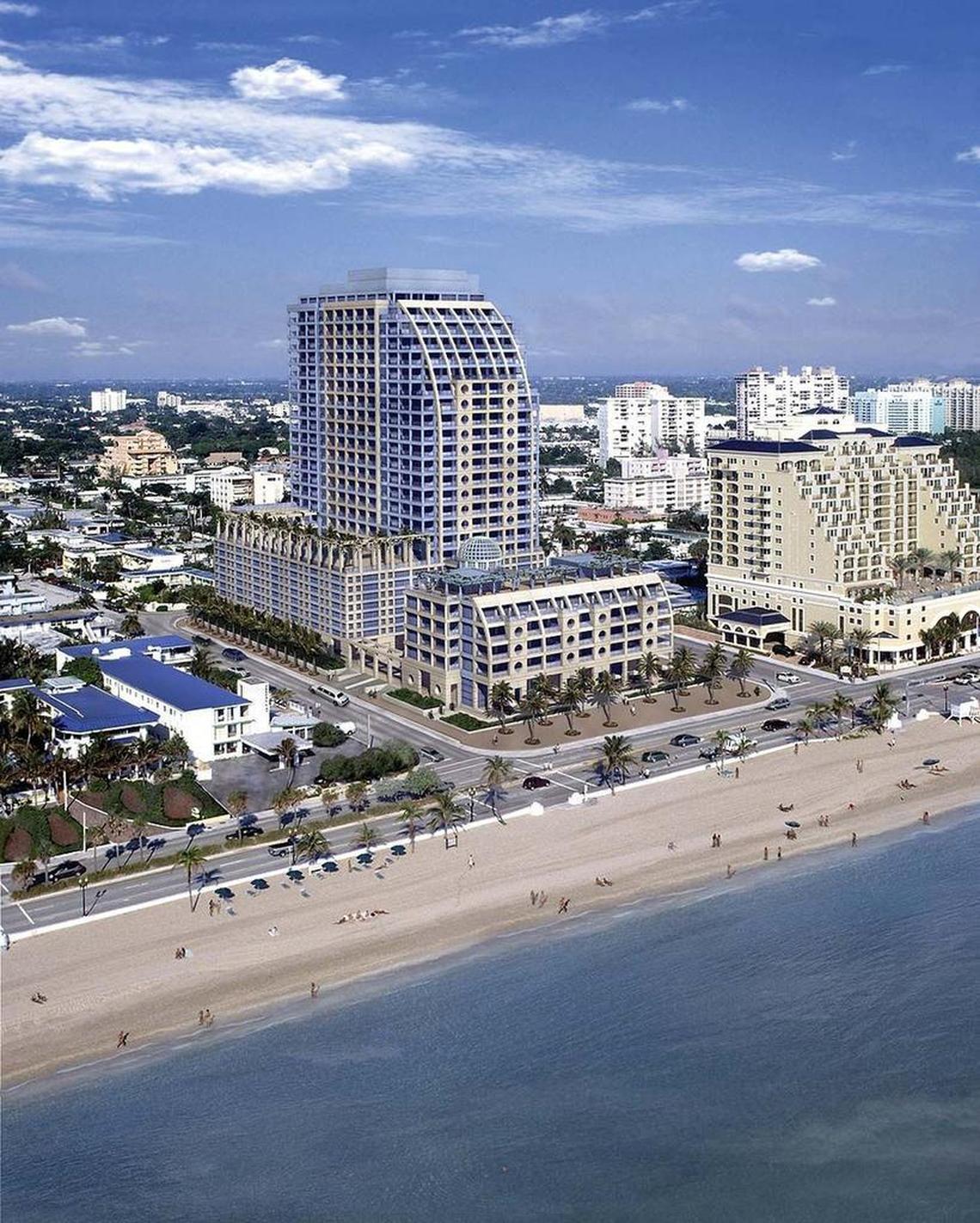 Trump International Hotel & Tower Fort Lauderdale is shown here in a rendering.