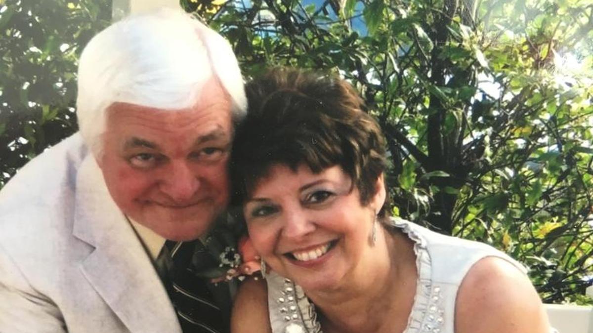Tony Bartosiewicz with his wife, Jennifer Cleeton.