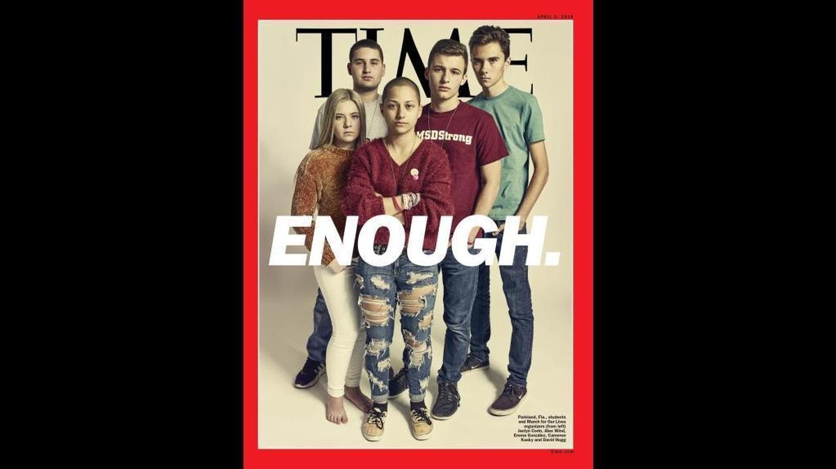 Five Parkland students among the #NeverAgain movement leaders made Time Magazine's cover earlier this month. Wednesday, Time put them on its annual list of 100 Most Influential People.
