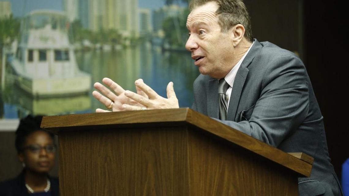 Norm Kent, attorney for NORML of Florida, argues this week in front of Broward Judge Carol-Lisa Phillips in the case of the ballots missing the medical marijuana amendment.