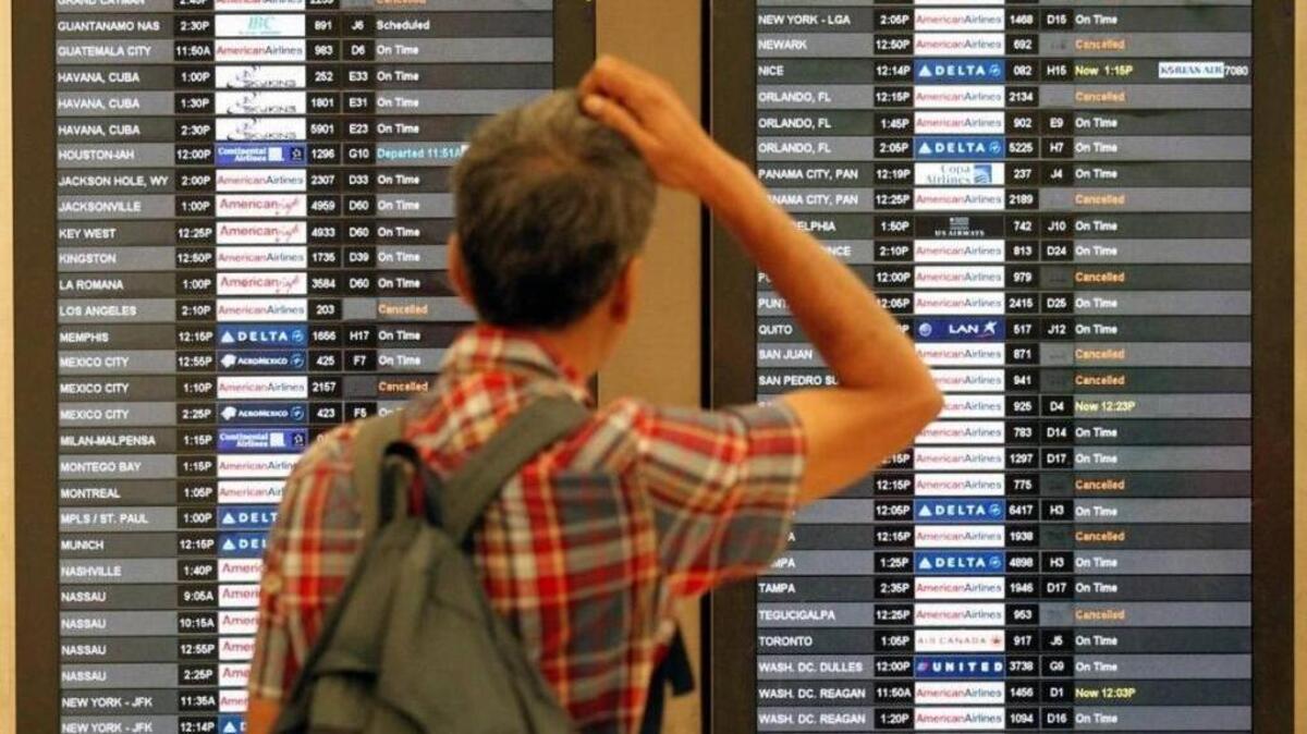 South Florida travelers were facing tough choices as Hurricane Irma closed in.
