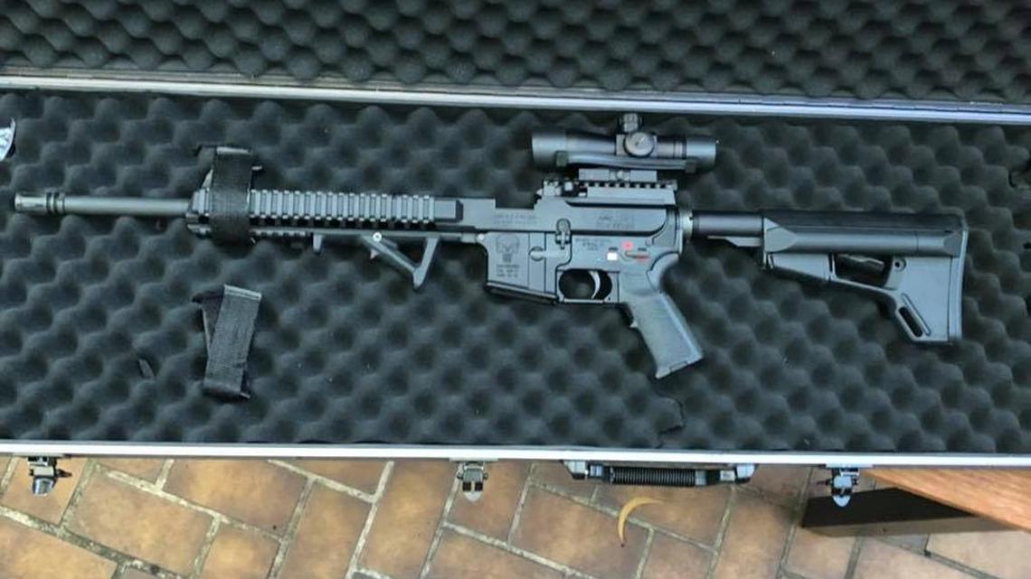 Ben Dickmann surrendered his rifle to the Broward Sheriff’s Office in the wake of the shooting at Marjory Stoneman Douglas High School.