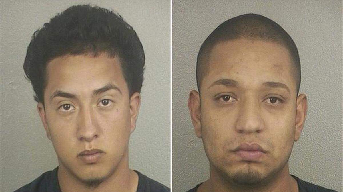 
Gerardo Lemus (left) and Staling Davis Zabala
