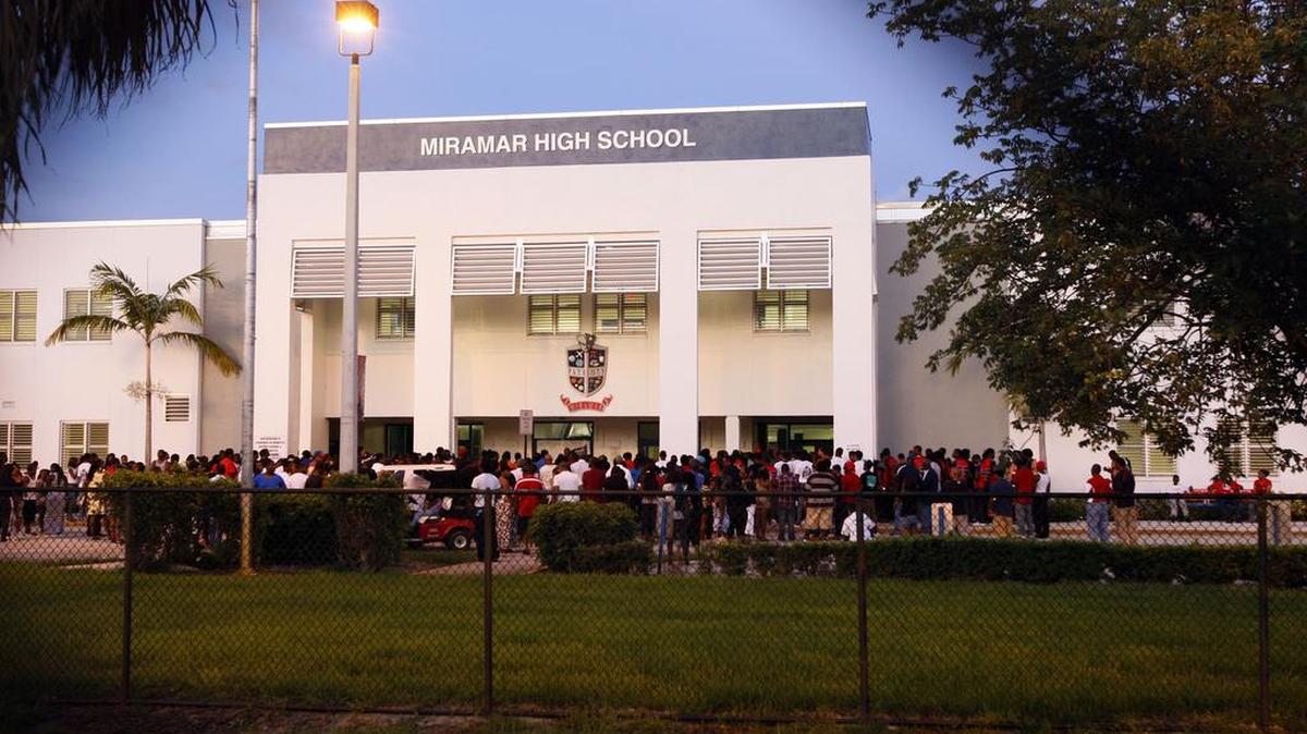 Miramar High, pictured here during a 2011 vigil.