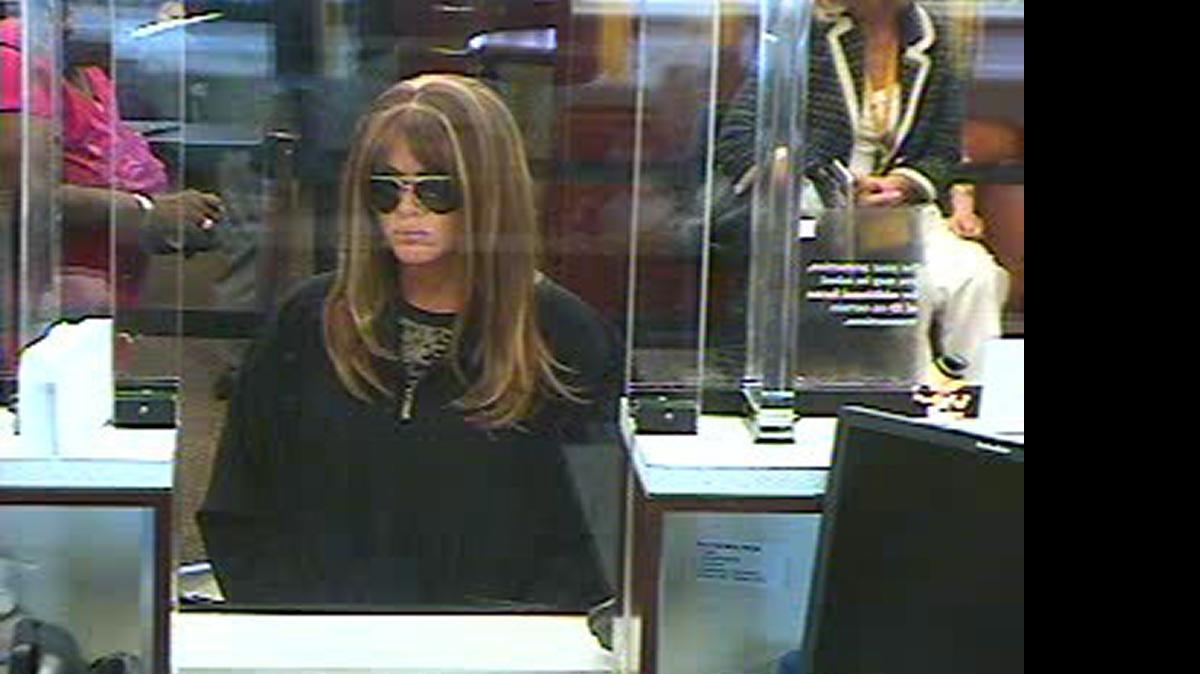 
The FBI released surveillance photos of a person investigators say walked into a Plantation Wells Fargo Bank branch Monday and demanded money. Investigators were unsure whether they were looking for a man or woman.
