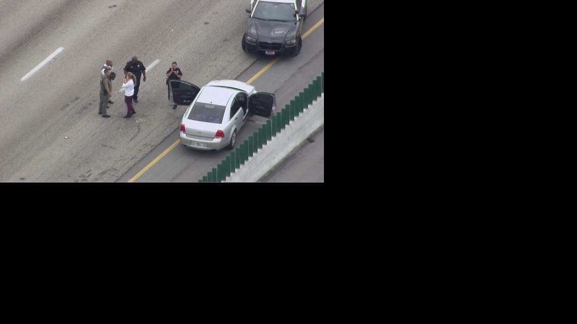 
A carjacker wreaked havoc in Hallandale Tuesday, Dec. 2, 2014. 
