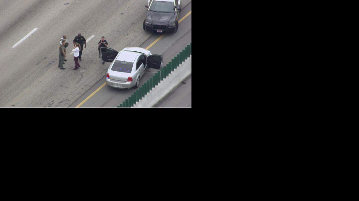 
A carjacker wreaked havoc in Hallandale Tuesday, Dec. 2, 2014. 
