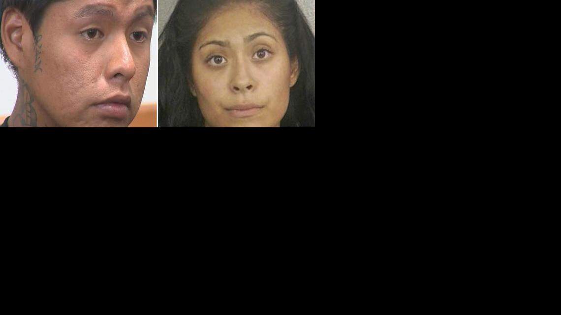 
Nelson Osceola, left, and Analiz Osceola, the father and stepmother of Ahziya Osceola were arrested Wednesday.


