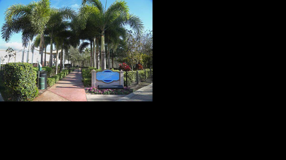 
Hollywood police say there have been problems with adults hanging around Anniversary Park. Hollywood commissioners approved new rules last week that would require adults and anyone over the age of 13 who enter city-owned playgrounds to be in the company of a child 12 and under.
