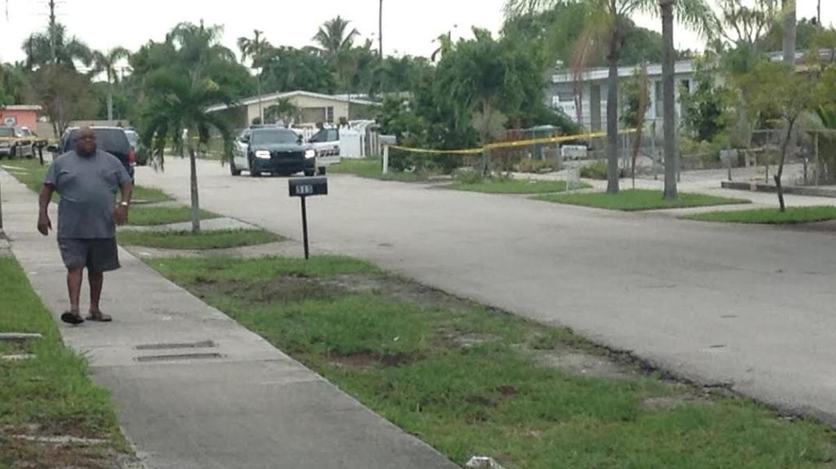 An intruder was shot dead at a home at 530 NW 30th Ter., neighbors say