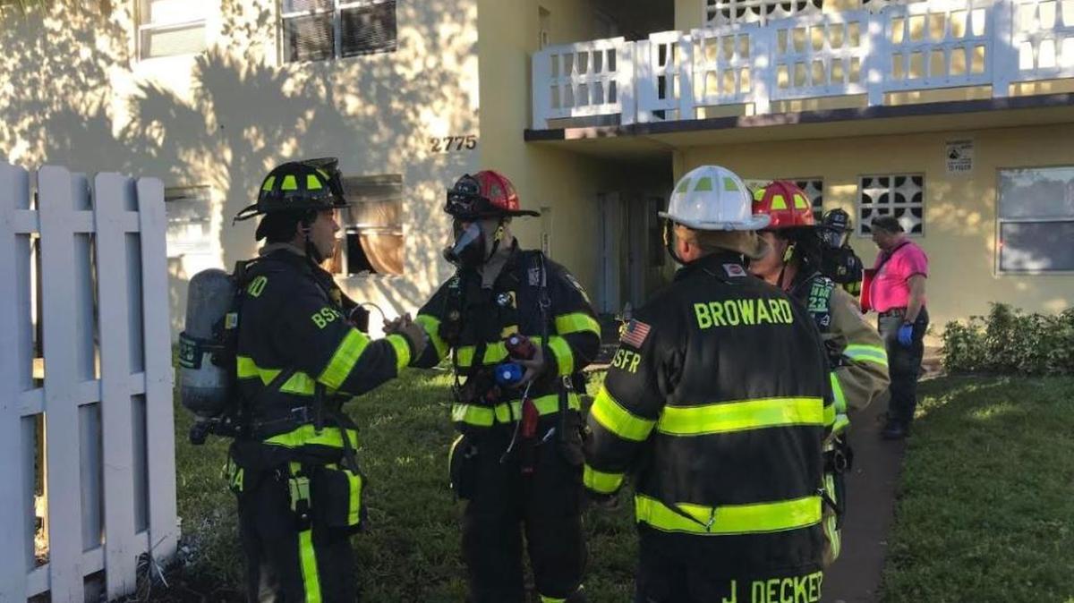 Broward Sheriff’s Office Fire Rescue evacuated 10 people, including seven children, from a carbon monoxide-filled Lauderdale Lakes apartment.