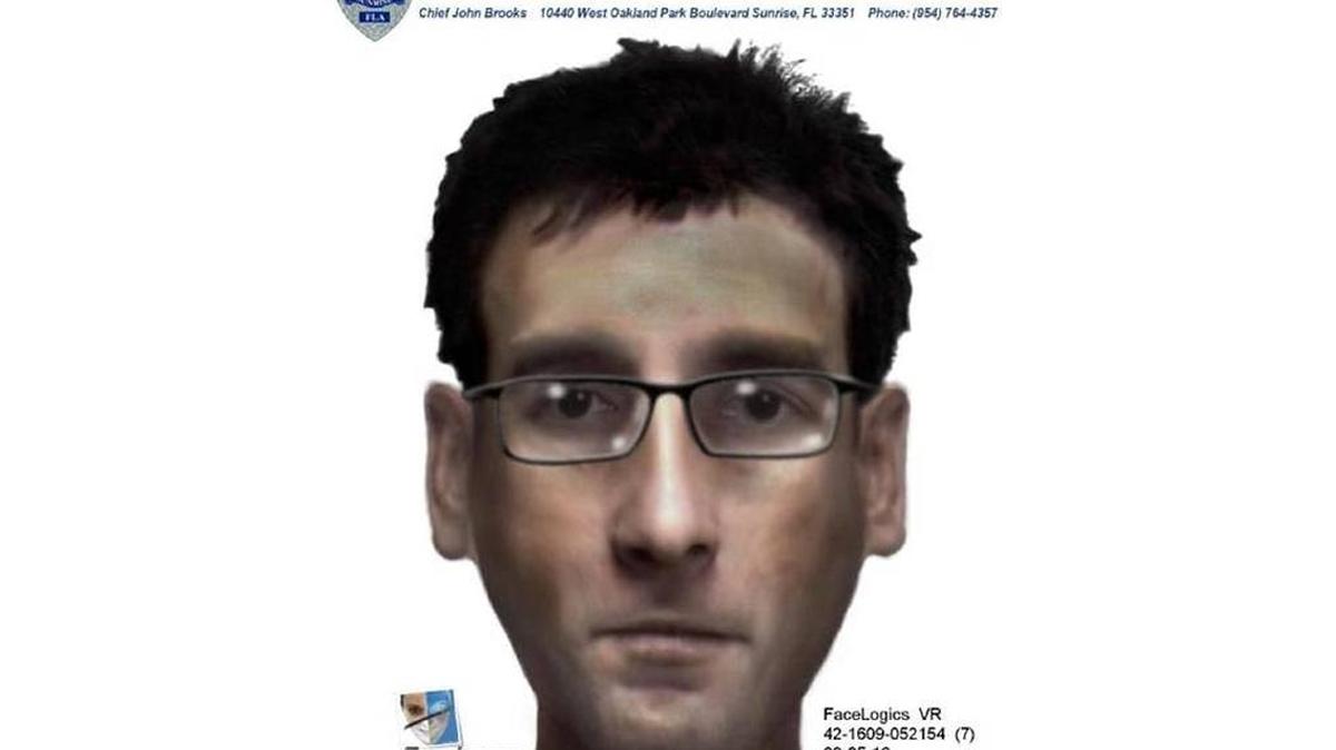 Police release sketch of man who detectives say sexually assaulted a 60-year-old woman as she walked early Monday morning in Sunrise.