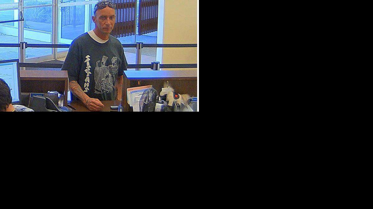 
A photo released by the FBI of the bank robbery at Wells Fargo in Pompano Beach.
