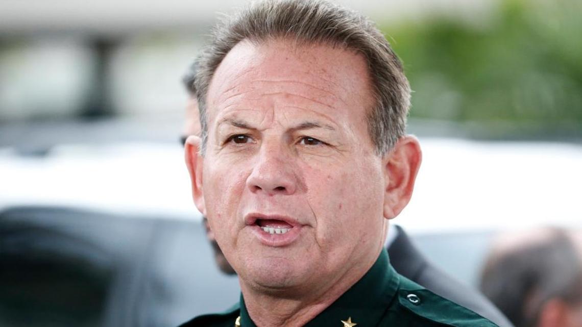 Broward County Sheriff Scott Israel speaks during a news conference at Fort Lauderdale-Hollywood International Airport on Friday after a gunman opened fire in the baggage claim area.