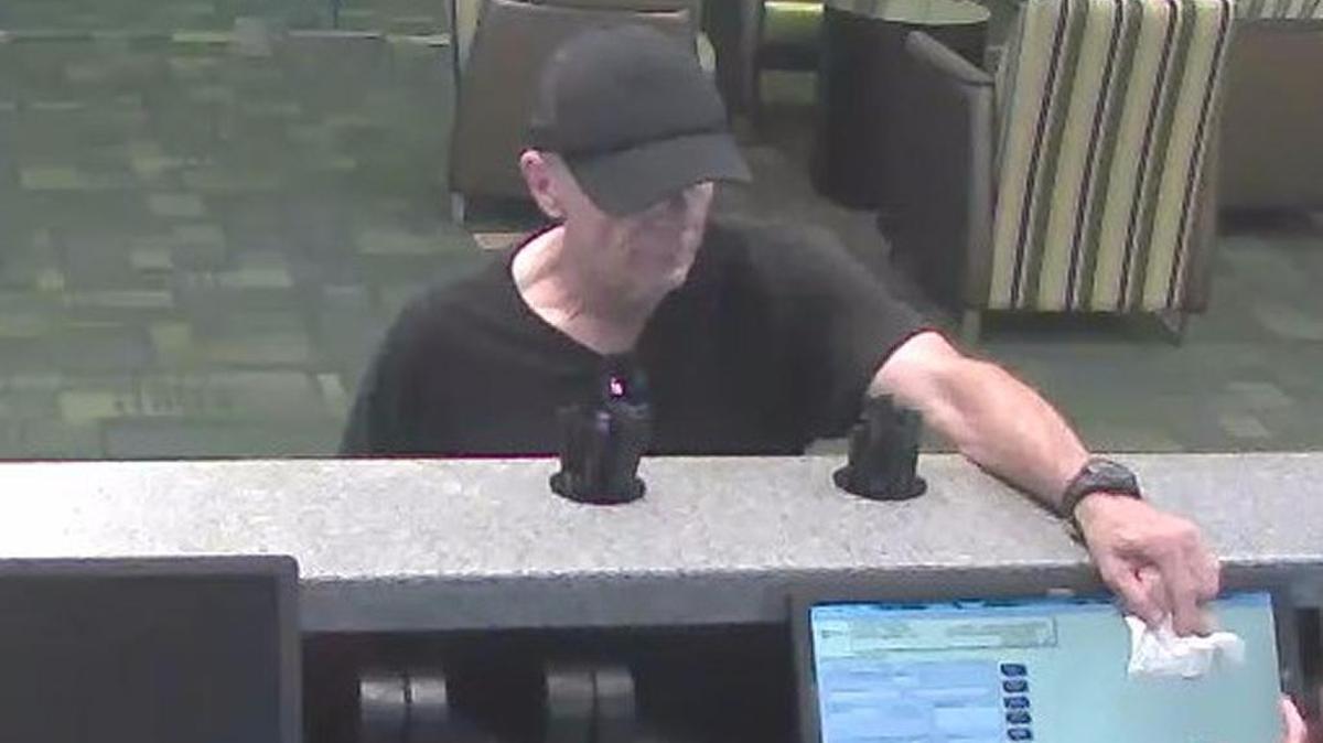 The FBI on Monday released a photo of a man who investigators say robbed a Fort Lauderdale TD Bank branch Monday June 12, 2017.