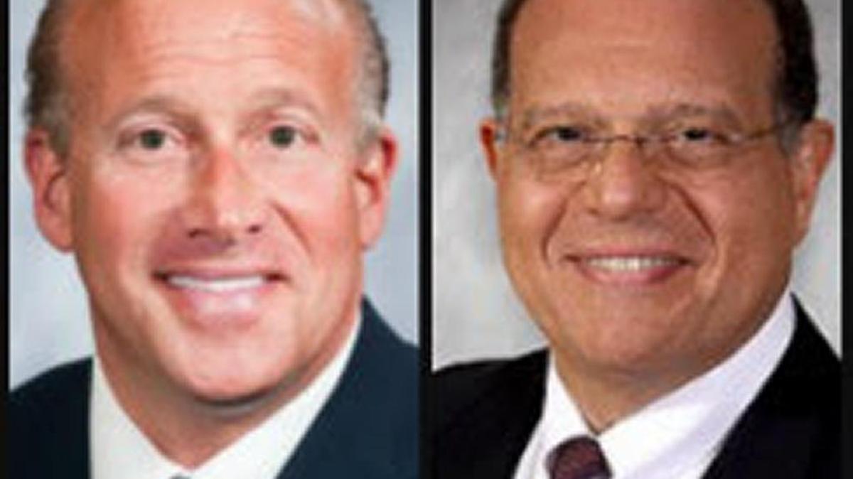 Jordan Zimmerman, left, and Dr. Nabil El Sanabi