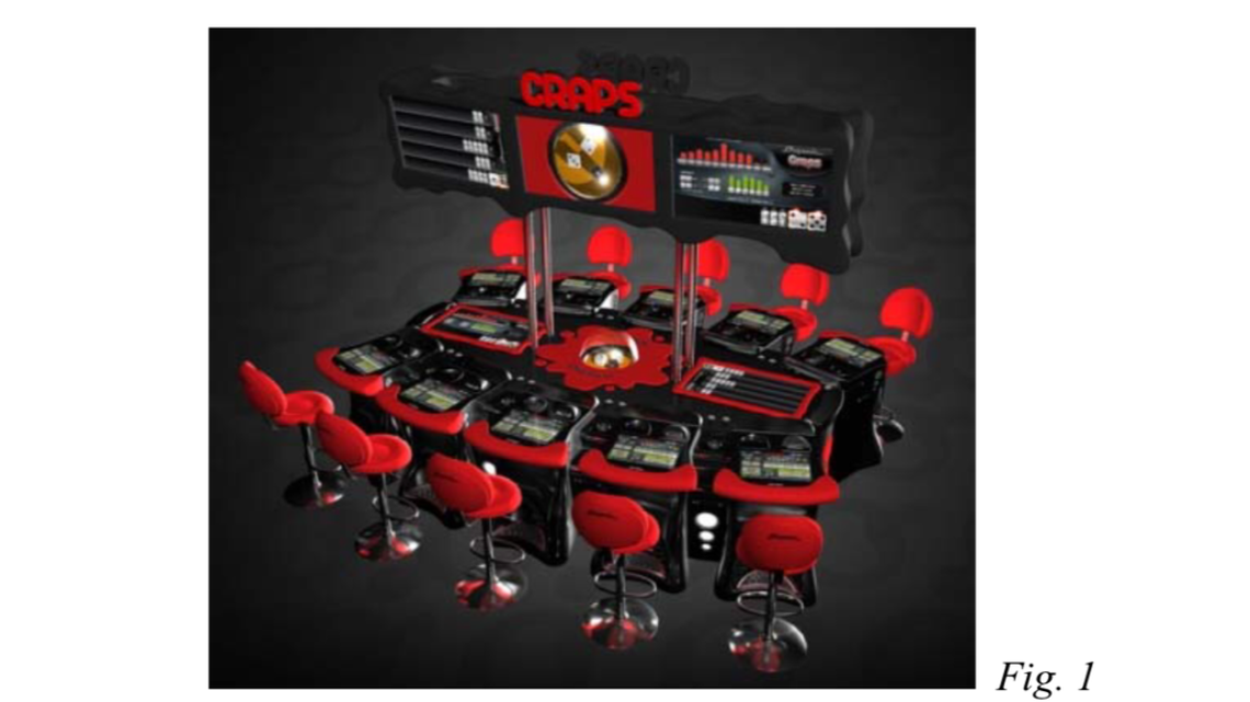 The electronic craps game that is the subject of lawsuit.